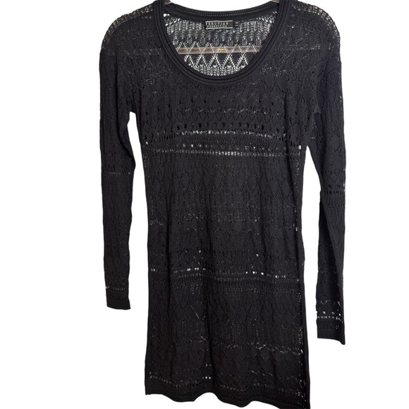 Peruvian Connection Open Knit Pima Cotton Tunic Size XS - Picture 4 of 8